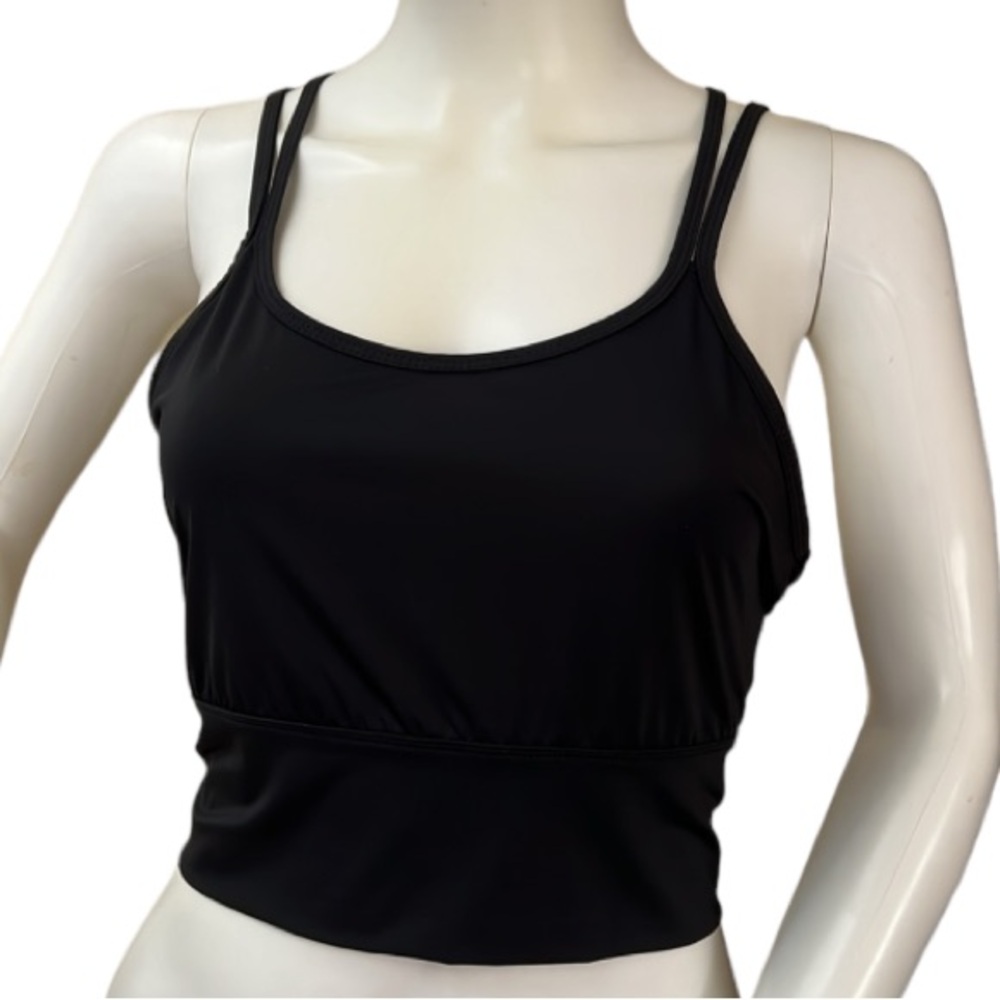 Zexxxy crop top cami criss-cross back NWT / size Lg.